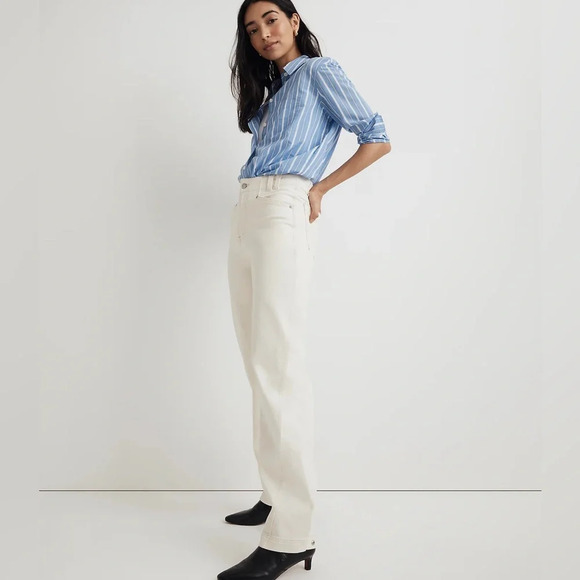 Madewell The Perfect Vintage Wide-Leg Jean Size 31 - Picture 3 of 6